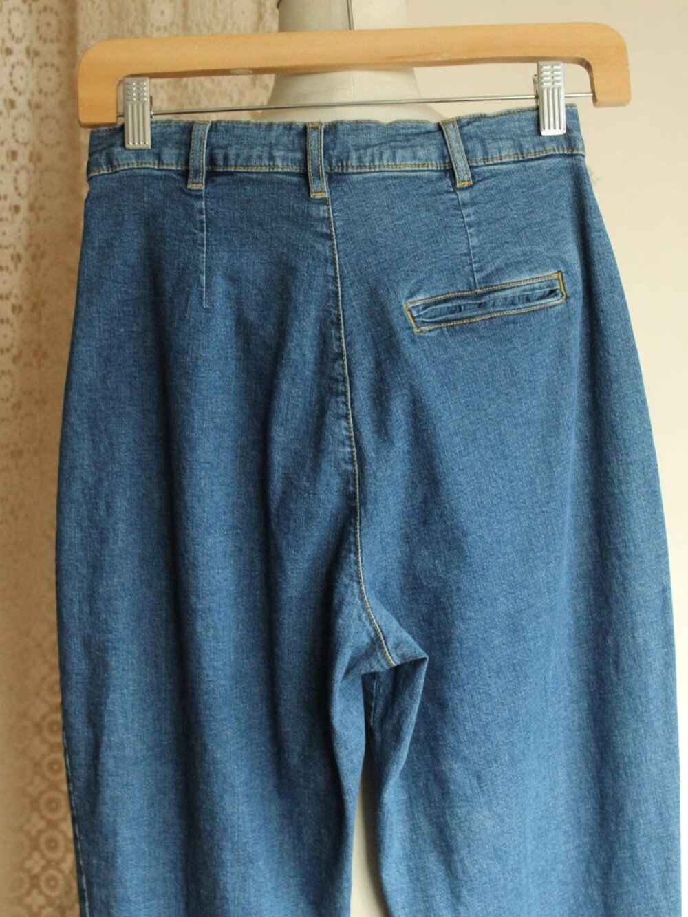 Vintage 1980s 1990s Mom Jeans, Sag Harbor High Waisted Denim Pants, Size 8 - Picture 8 of 12